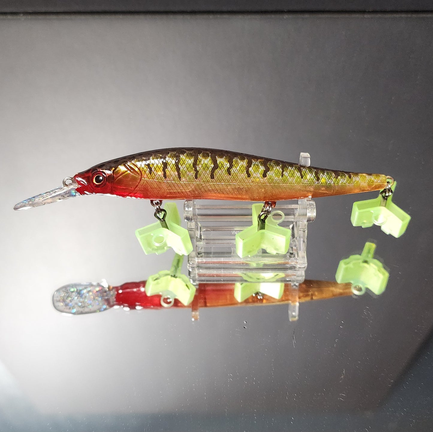 Vision 110 +1 jerkbait Clone (Savage Rage Tiger )