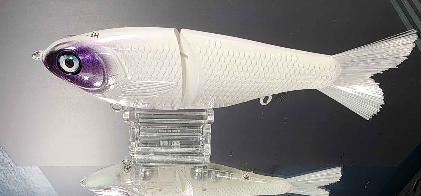 7" Premium Fat Belly Glidebait (Gamma Ghost)