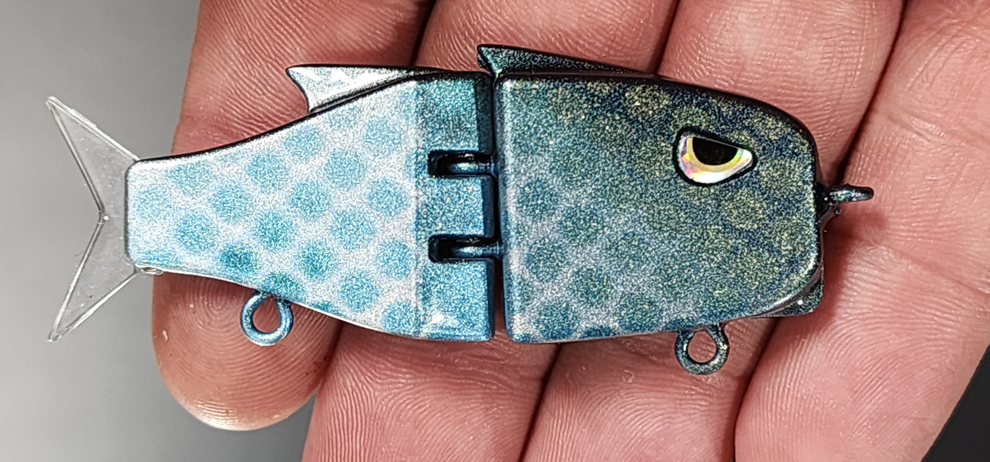 Mini Glide Raptor 2.5" Premium Glidebait (Ironclad Bomber)
