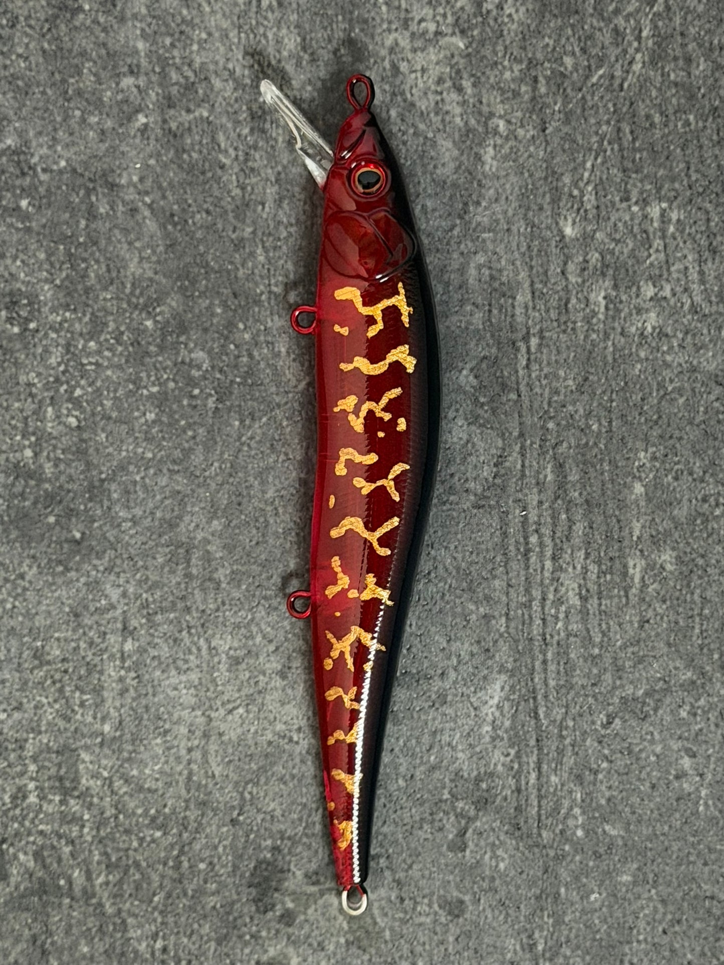 Vision 110 Jerkbait clone (Scarlet madman)
