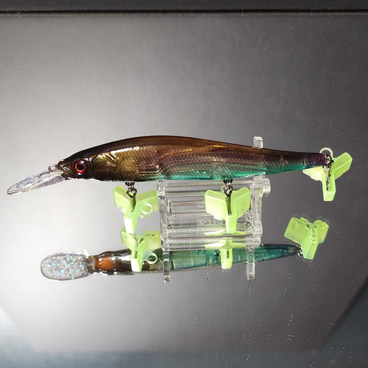 Vision 110 +1 jerkbait Clone (Bedrock Creek Assassin)