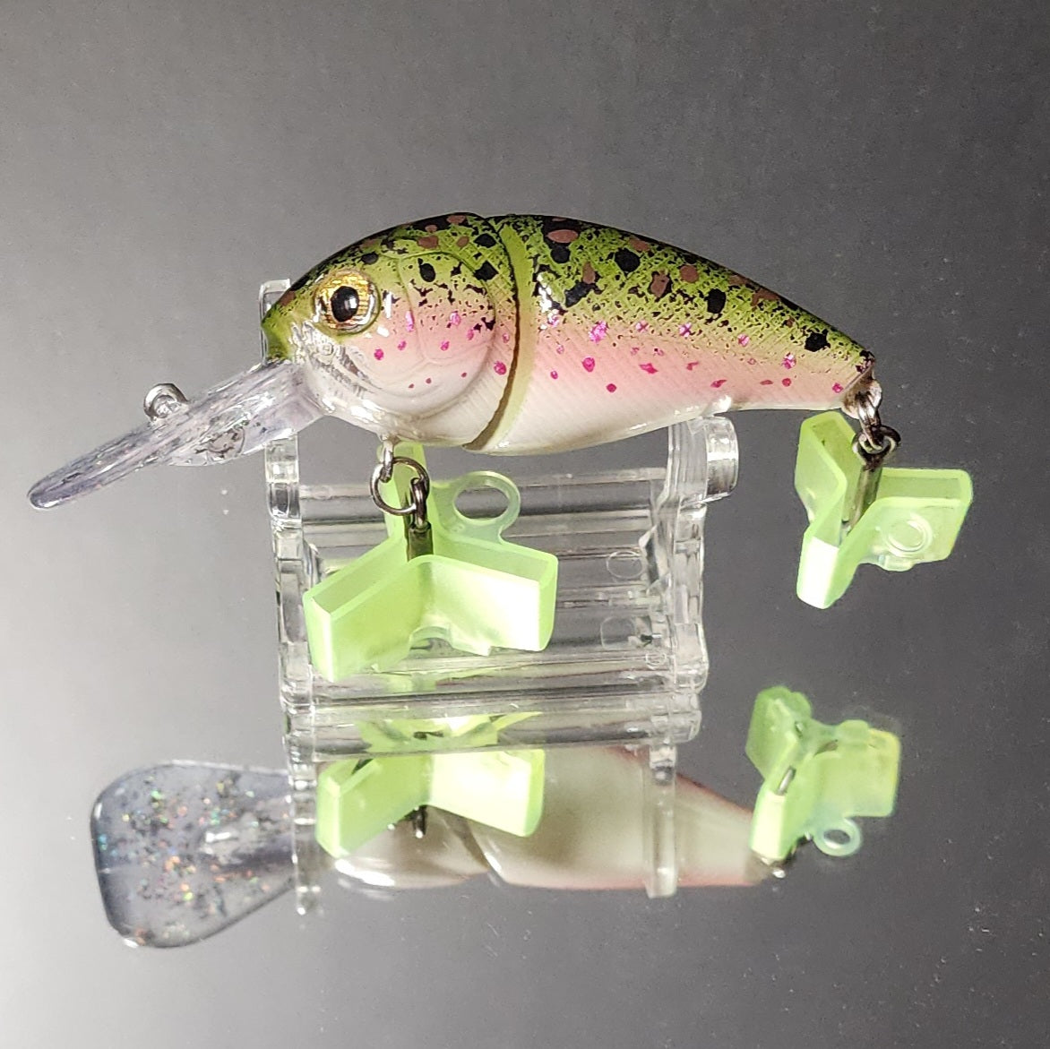 2.5 ich Crankbait Single Joint (Rainbow River Reaper)