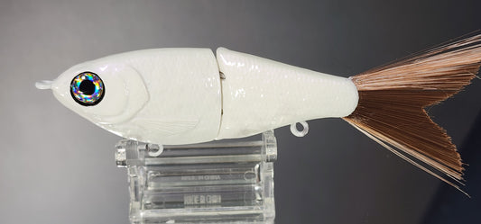 5" Premium Fat Belly Glidebait (Polar Pearl)