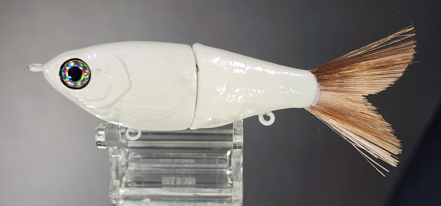 5" Premium Fat Belly Glidebait (Polar Pearl)