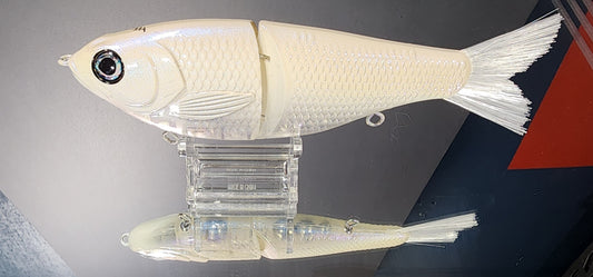7" Premium Fat Belly Glidebait (Polar Pearl)