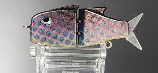 Mini Glide Raptor 2.5" Premium Glidebait (Crystal Rage Bait)