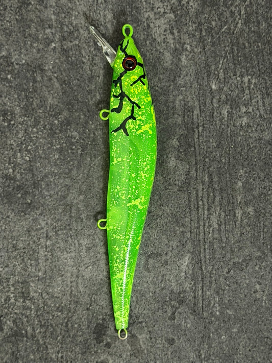 Vision 110 Jerkbait clone (Nuclear Meltdown Battle Shad)