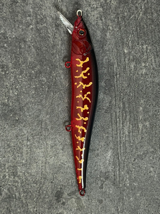 Vision 110 Jerkbait clone  (Scarlet madman)