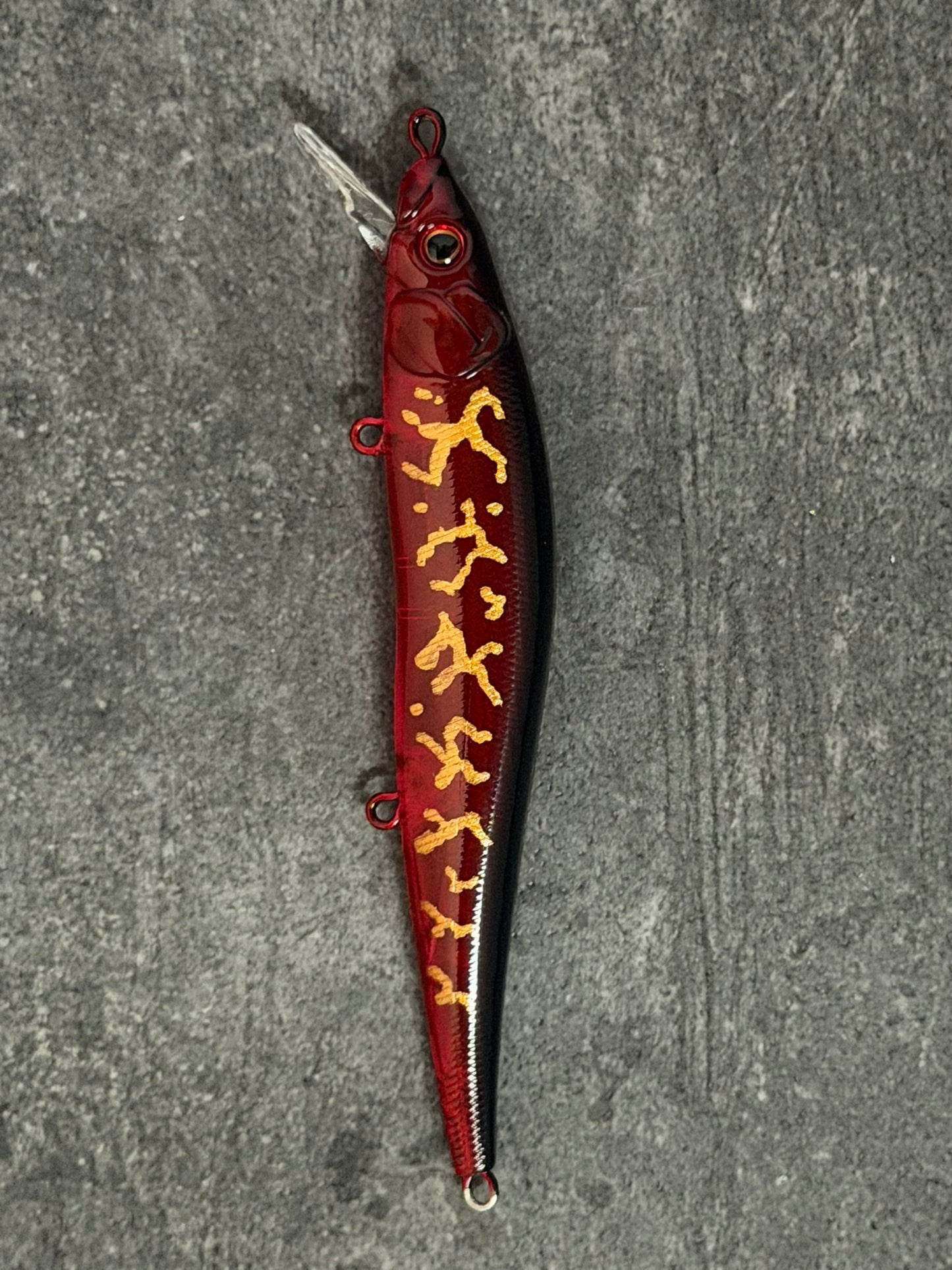 Vision 110 Jerkbait clone (Scarlet madman)