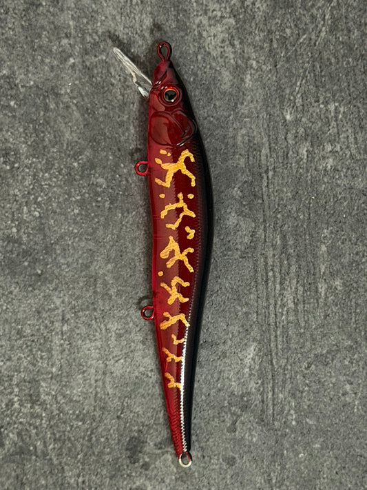 Vision 110 Jerkbait clone (Scarlet madman)