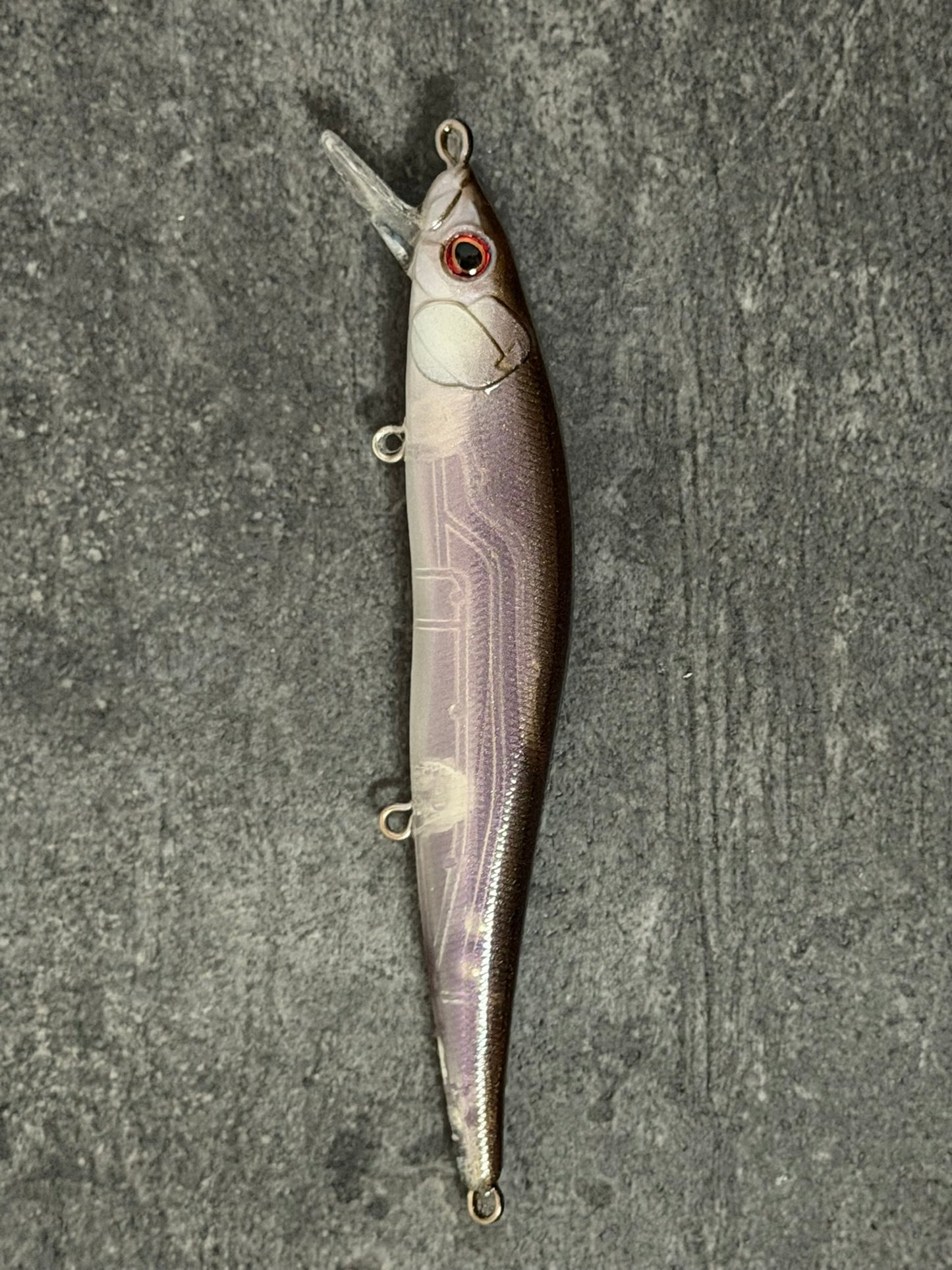 Vision 110 Jerkbait clone (Toxic Frostbite)